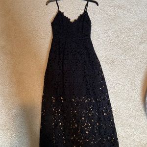 ASTR the label black lace dress